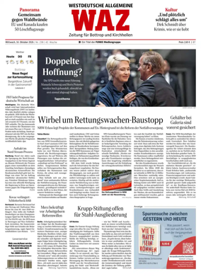 Cover of Westdeutsche Allgemeine Zeitung (Bottrop)