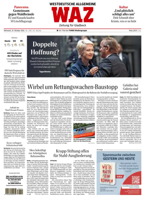 Cover of Westdeutsche Allgemeine Zeitung (Gladbeck)