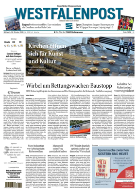 Cover of Westfalenpost (Siegen)