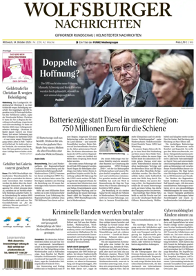 Cover of Wolfsburger Nachrichten (Wolfsburg-Gifhorn)