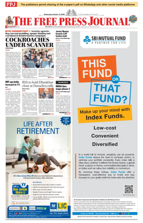 Cover of The Free Press Journal