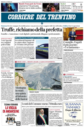 Cover of Corriere del Trentino