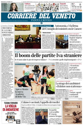 Cover of Corriere del Veneto (Padova e Rovigo)