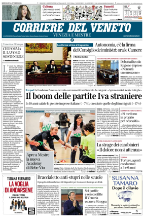 Cover of Corriere del Veneto (Venezia e Mestre)
