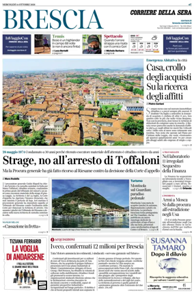 Cover of Corriere della Sera (Brescia)