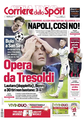 Cover of Corriere dello Sport