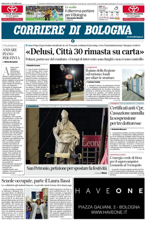 Cover of Corriere di Bologna