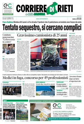 Cover of Corriere di Rieti