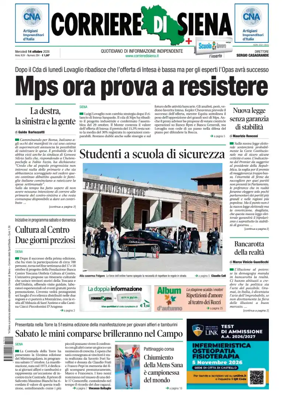 Cover of Corriere di Siena