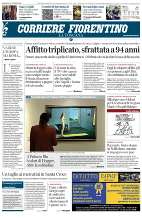 Cover of Corriere Fiorentino