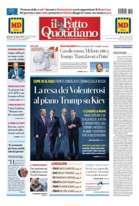 Cover of Il Fatto Quotidiano