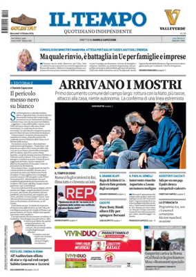 Cover of Il Tempo (Nazionale)