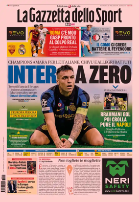 Cover of La Gazzetta dello Sport - Milano