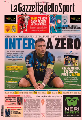 Cover of La Gazzetta dello Sport