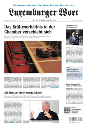 Cover of Luxemburger Wort