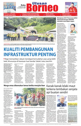 Cover of Utusan Borneo (Sabah)