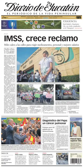Cover of Diario de Yucatan