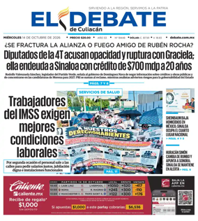 Cover of El Debate de Culiacan