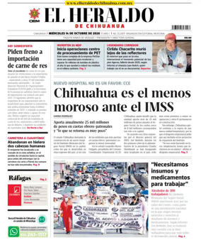 Cover of El Heraldo de Chihuahua