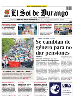 Cover of El Sol de Durango
