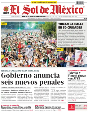 Cover of El Sol de Mexico