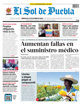 Cover of El Sol de Puebla