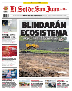 Cover of El Sol de San Juan del Rio