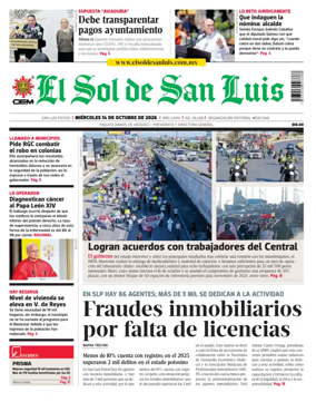 Cover of El Sol de San Luis Potosi