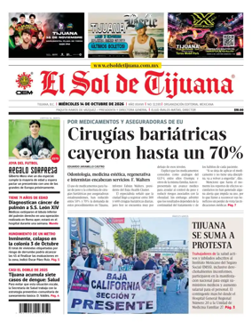 Cover of El Sol de Tijuana
