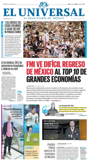 Cover of El Universal