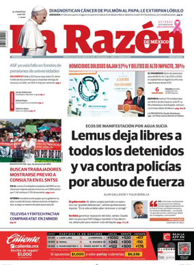 Cover of La Razon de Mexico