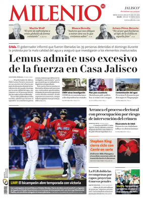 Cover of Milenio Jalisco