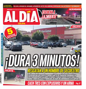 Cover of Periodico Al Dia (Celaya)