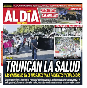 Cover of Periodico Al Dia (Irapuato)