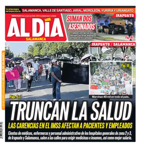 Cover of Periodico Al Dia (Salamanca)