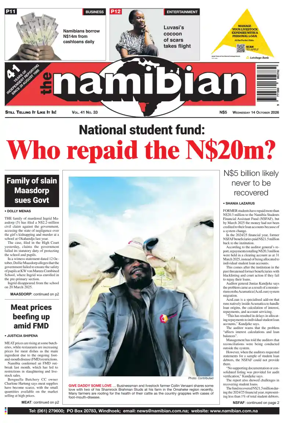 Cover of The Namibian