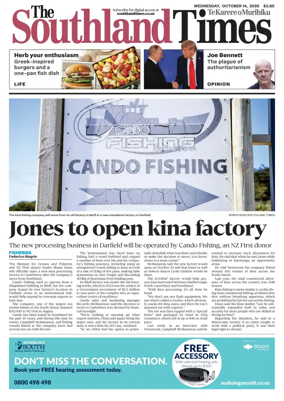 Cover of The Southland Times