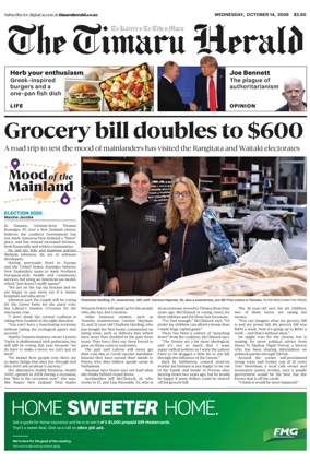Cover of The Timaru Herald