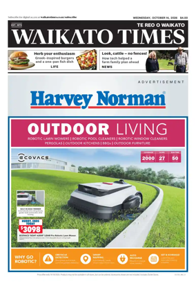 Cover of Waikato Times