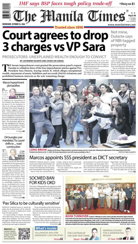Cover of The Manila Times
