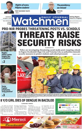 Cover of Watchmen Daily Journal