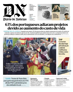 Cover of Diario de Noticias