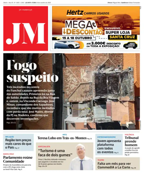 Cover of Jornal Madeira