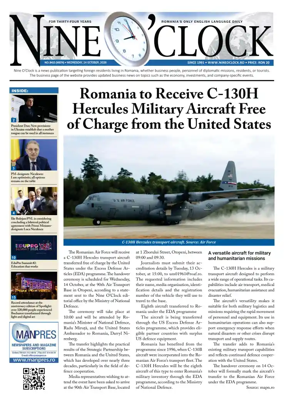 Cover of Nine o clock (Romania) Daily