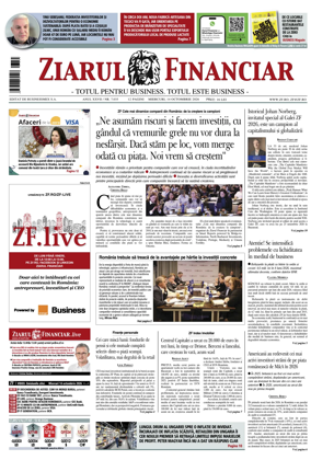 Cover of Ziarul Financiar