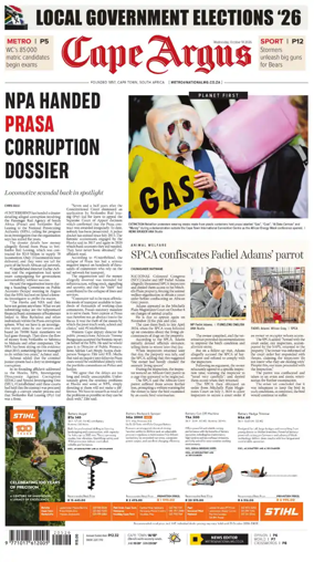 Cover of Cape Argus (PM Edition)