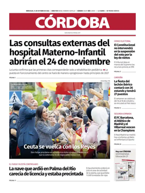 Cover of Diario Cordoba