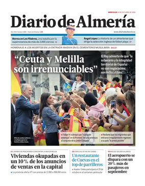 Cover of Diario de Almeria