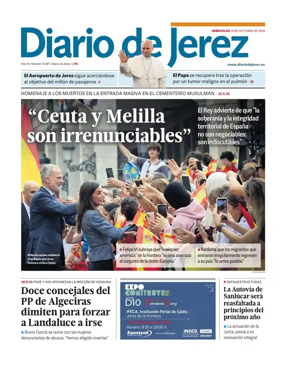 Cover of Diario de Jerez