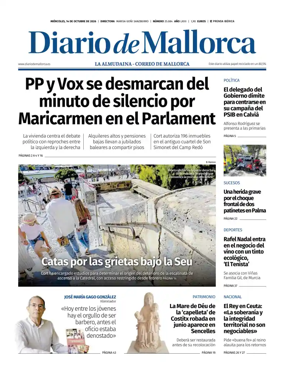 Cover of Diario de Mallorca